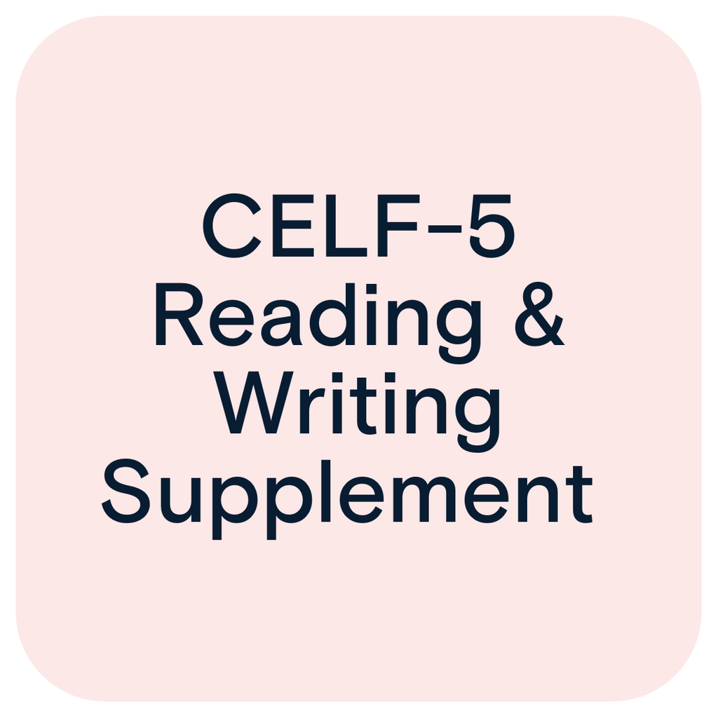 CELF-5 Reading & Writing Supplement – Huddle Up