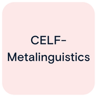 CELF-5 Metalinguistics